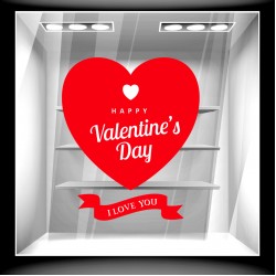 Αυτοκόλλητο βιτρίνας - Αγίος Βαλεντίνος 33